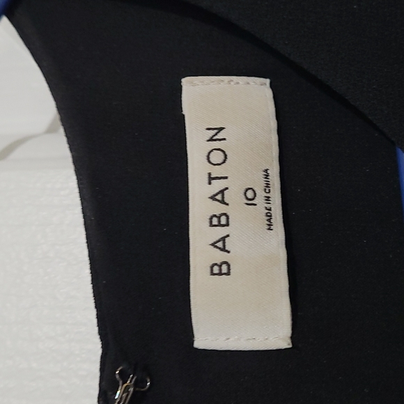 Aritzia Babaton Black Patricio Crepe Tshirt Dress - Picture 6 of 10